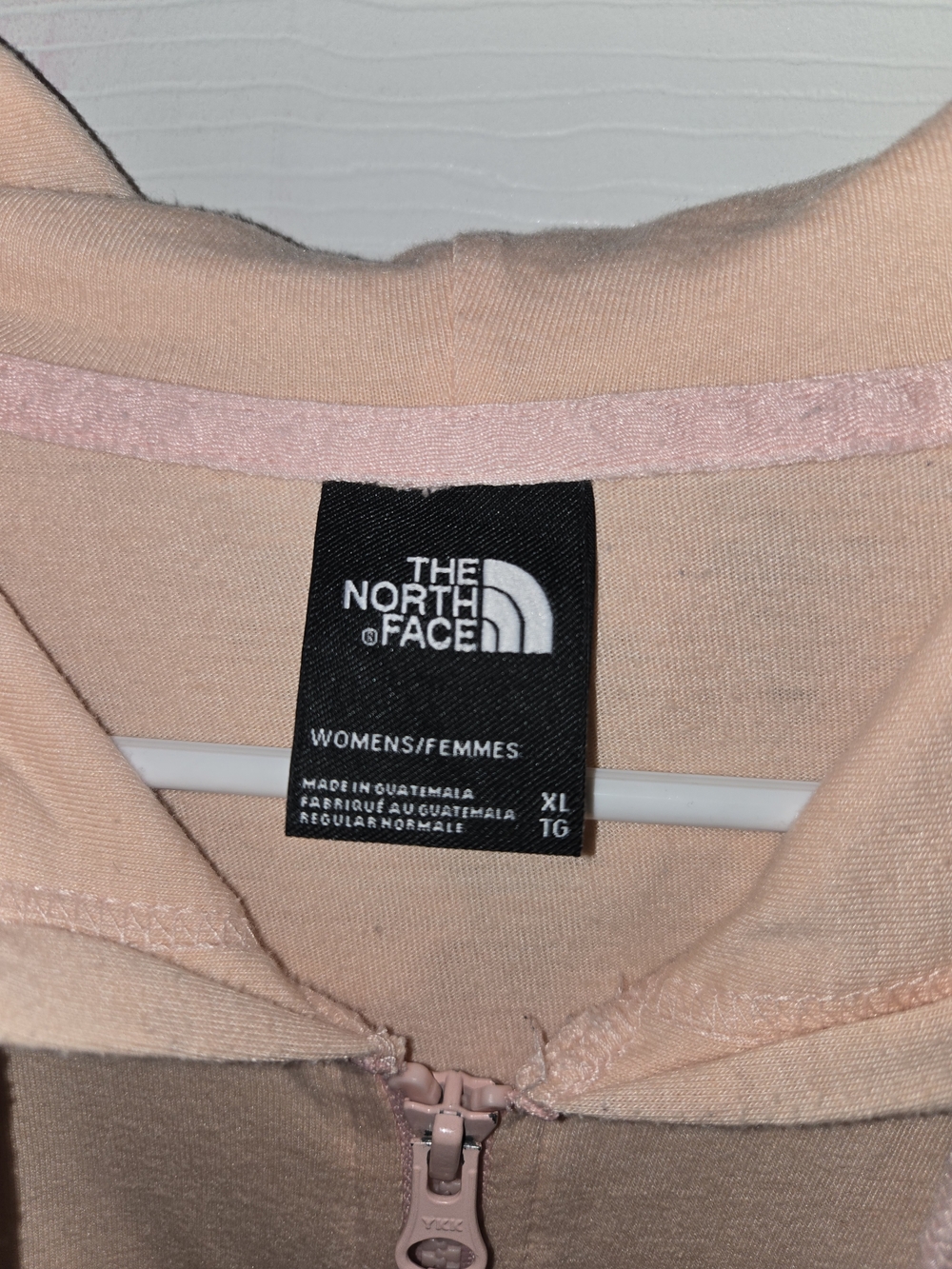 The North Face Womens Zip Hoodie - Pale Pink
